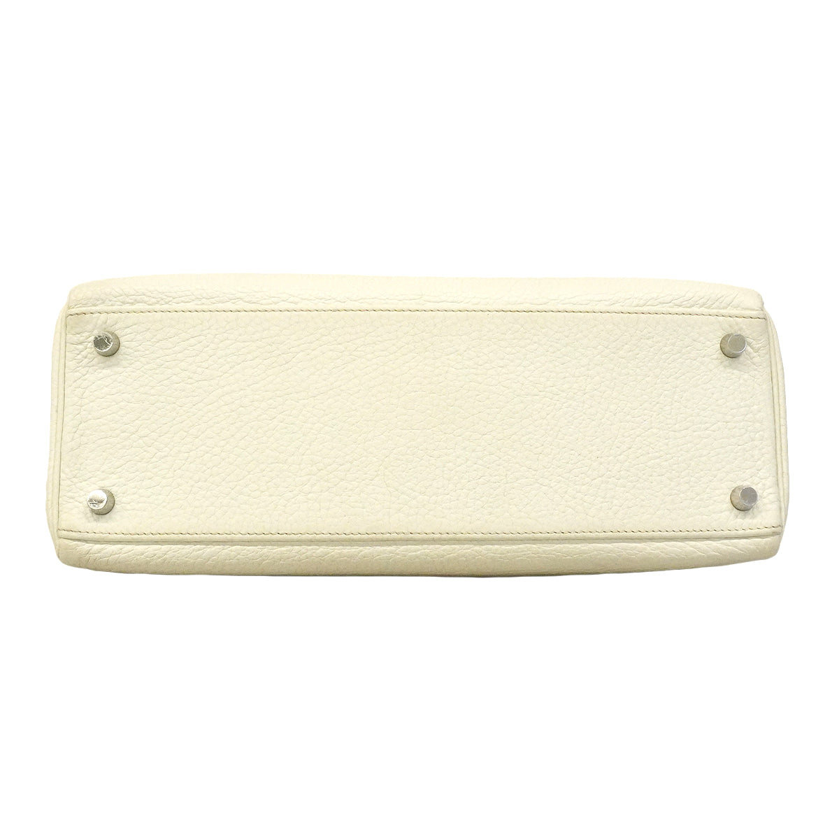 【6ge6626】エルメス ハンドバッグ ケリー32 トリヨンクレマンス ホワイト シルバー金具 □K刻印【中古】レディース