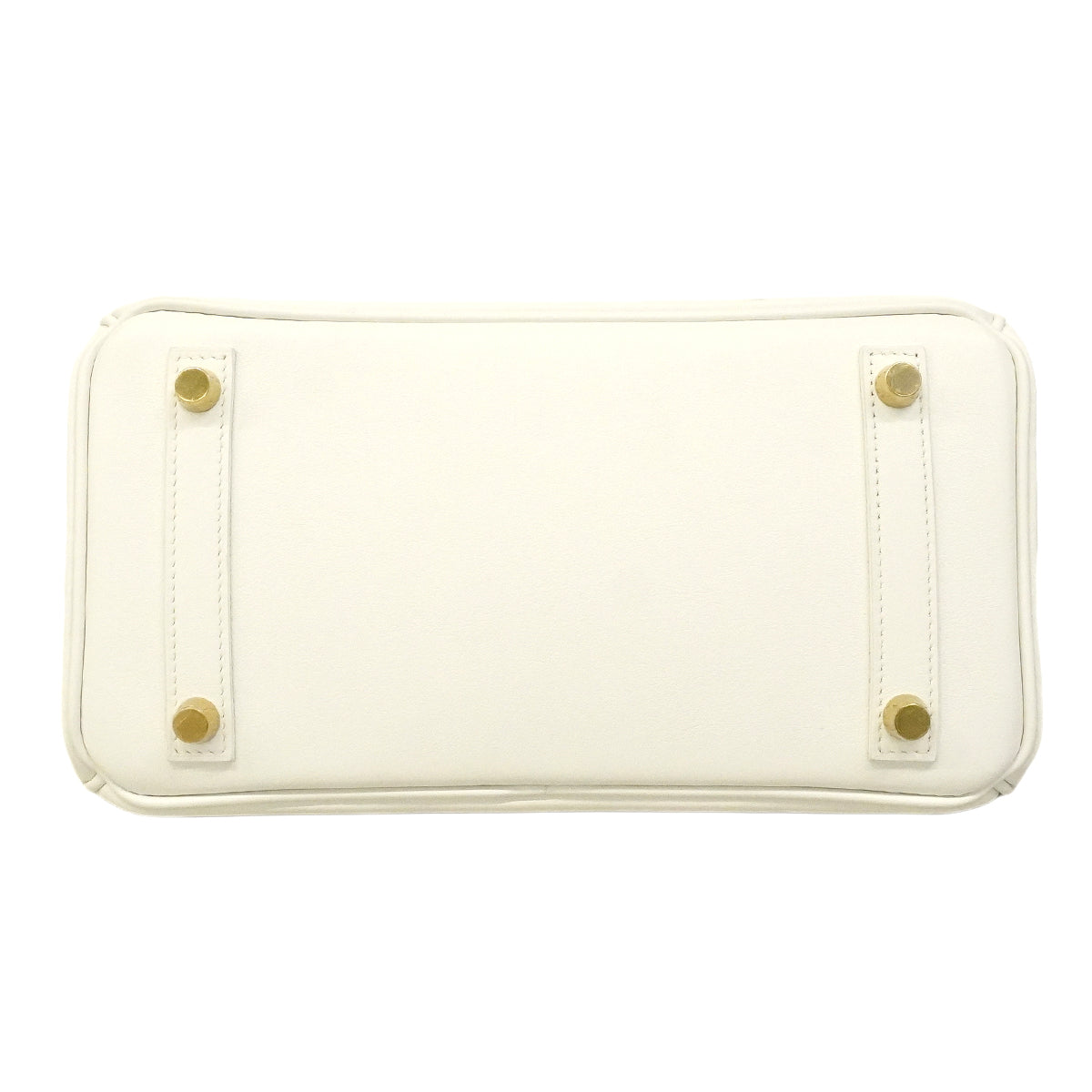 【6ge6627-g】エルメス ハンドバッグ バーキン25 スイフト ニューホワイト ゴールド金具 W刻印【中古】レディース