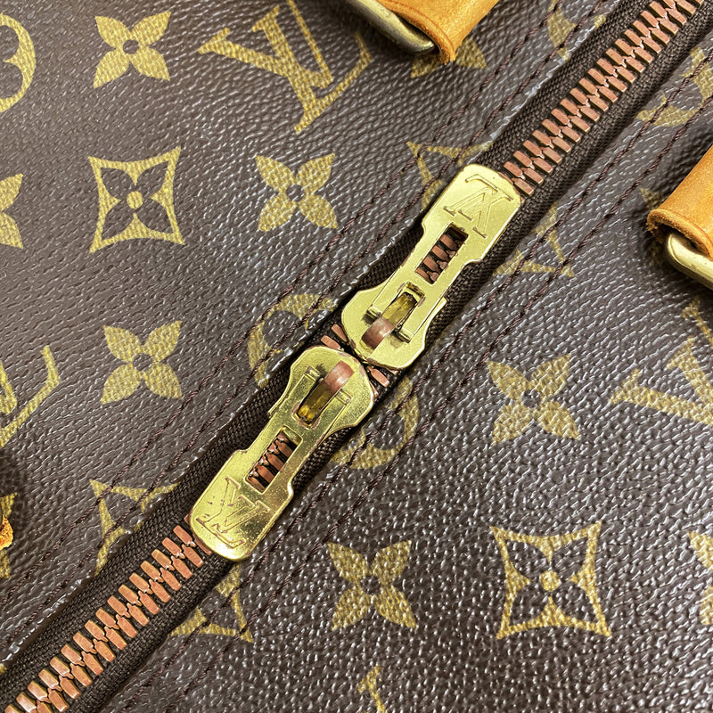 【6ge6631】ルイヴィトン ボストンバッグ モノグラム キーポル50 M41426 ブラウン【中古】メンズ レディース ユニセックス