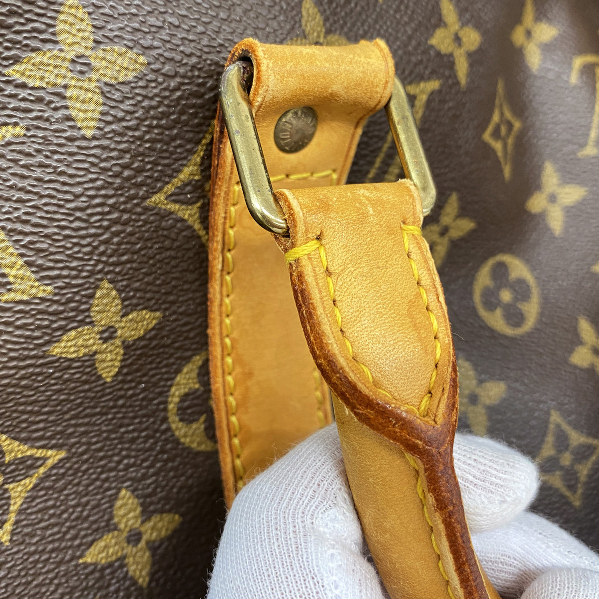【6ge6631】ルイヴィトン ボストンバッグ モノグラム キーポル50 M41426 ブラウン【中古】メンズ レディース ユニセックス