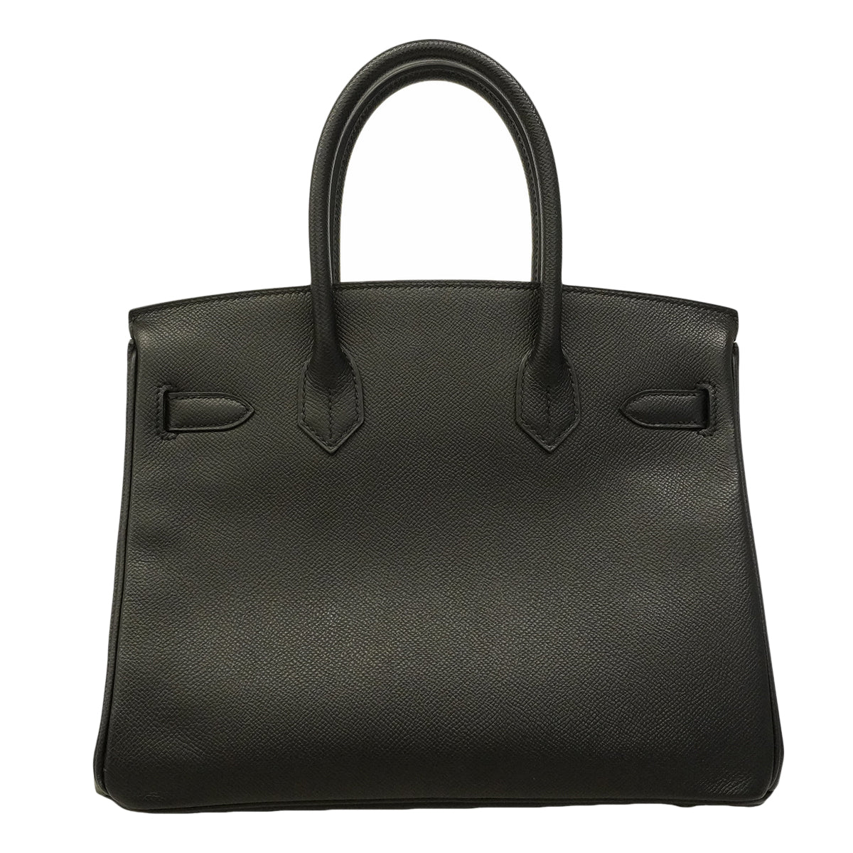 【6ha0004】エルメス ハンドバッグ バーキン30 ヴォーエプソン ブラック シルバー金具 Y刻印【中古】レディース