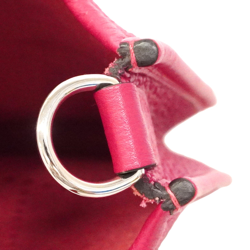 【6ha0005】エルメス ショルダーバッグ エヴリンTPM トリヨンクレマンス ローズメキシコ シルバー金具 B刻印【中古】レディース