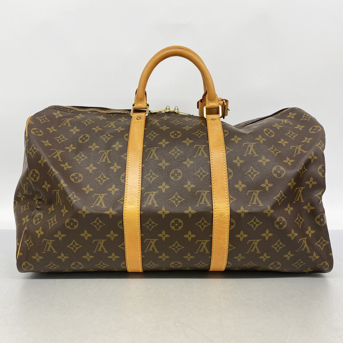 【6ha0014】ルイヴィトン ボストンバッグ モノグラム キーポル50 M41426 ブラウン【中古】メンズ レディース ユニセックス