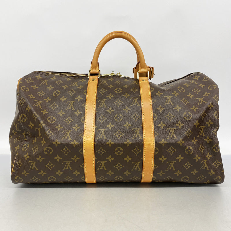 【6ha0014】ルイヴィトン ボストンバッグ モノグラム キーポル50 M41426 ブラウン【中古】メンズ レディース ユニセックス