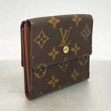 【6ha0020】ルイヴィトン 三つ折り財布 モノグラム ポルトフォイユエリーズ M61654 ブラウン【中古】レディース