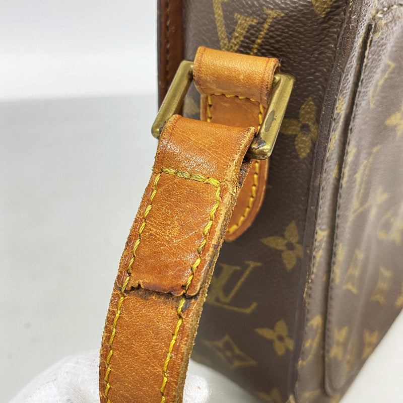 【6ha0025】ルイヴィトン ショルダーバッグ モノグラム サンクルーGM M51242 ブラウン【中古】レディース