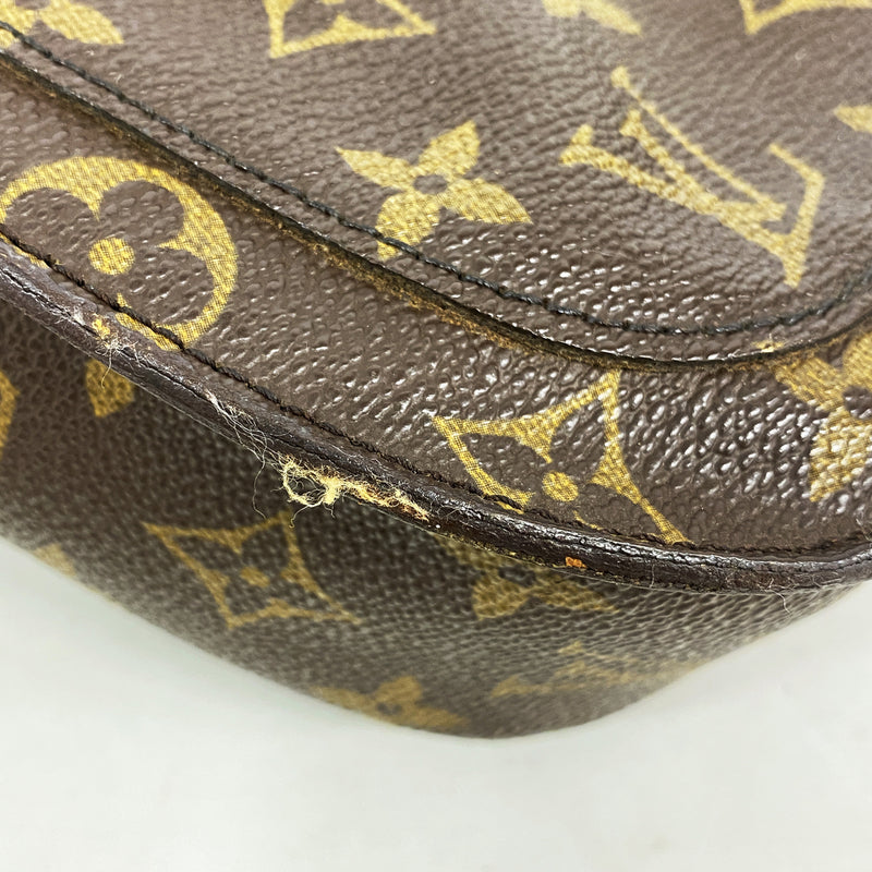 【6ha0025】ルイヴィトン ショルダーバッグ モノグラム サンクルーGM M51242 ブラウン【中古】レディース