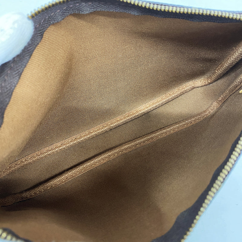 【6ha0030】ルイヴィトン ポーチ モノグラム ポシェットアクセソワール M51980 ブラウン【中古】レディース