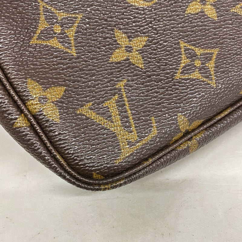 【6ha0030】ルイヴィトン ポーチ モノグラム ポシェットアクセソワール M51980 ブラウン【中古】レディース
