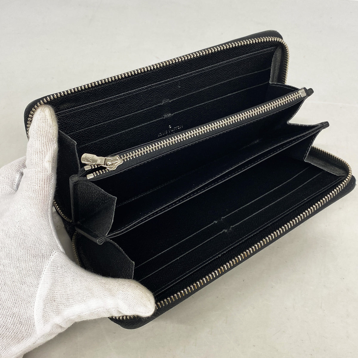 【6ha0031】ルイヴィトン 長財布 エピ ジッピーウォレット M60072 ノワール【中古】メンズ レディース ユニセックス
