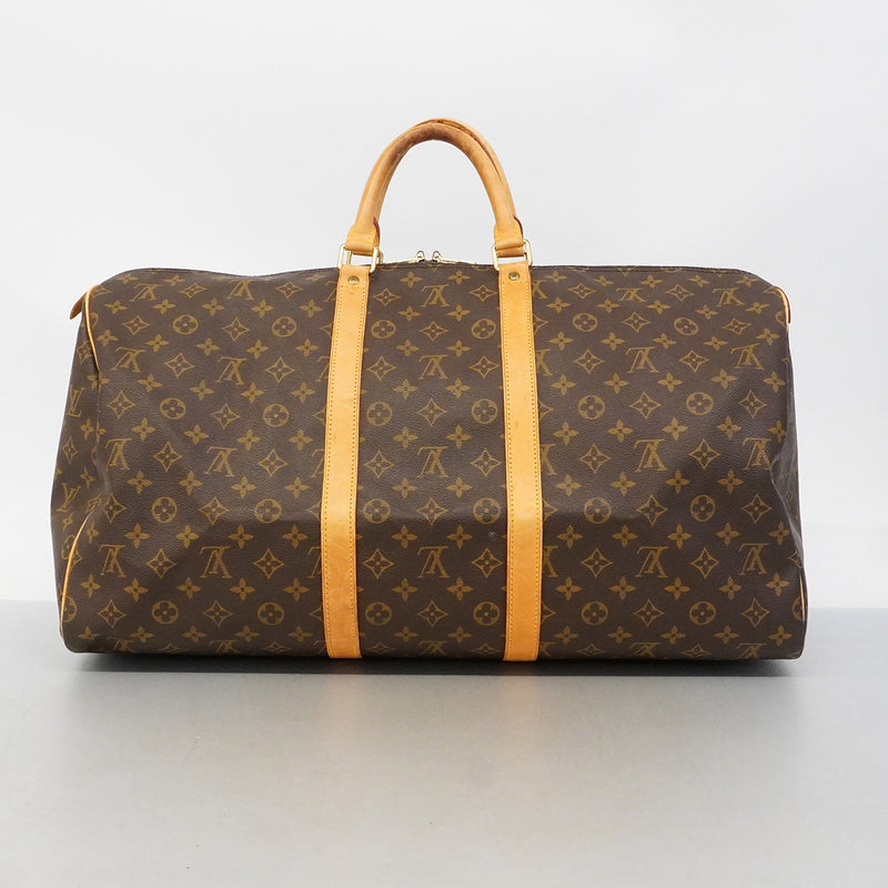 【6ha0032】ルイヴィトン ボストンバッグ モノグラム キーポル55 M41424 ブラウン【中古】メンズ レディース ユニセックス