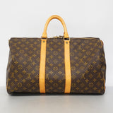 【6ha0033】ルイヴィトン ボストンバッグ モノグラム キーポル45 M41428 ブラウン【中古】メンズ レディース ユニセックス