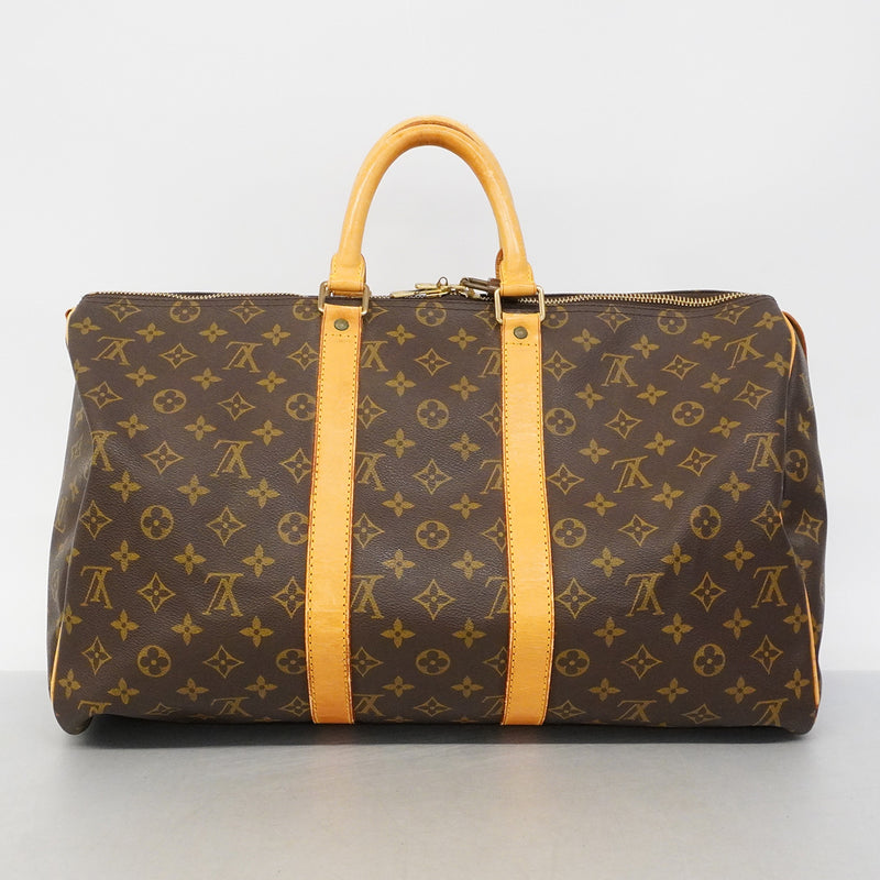 【6ha0033】ルイヴィトン ボストンバッグ モノグラム キーポル45 M41428 ブラウン【中古】メンズ レディース ユニセックス