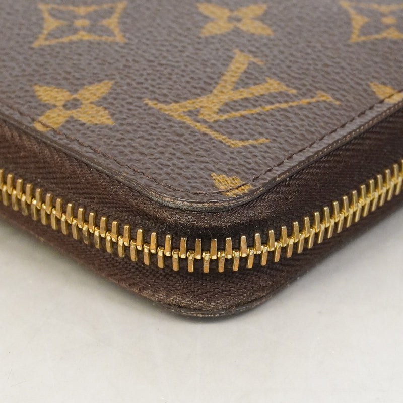 【6ha0041】ルイヴィトン 長財布 モノグラム ジッピーウォレット M42616 ブラウン【中古】メンズ レディース ユニセックス