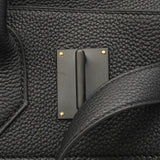 【6ha0042-g】エルメス ハンドバッグ オータクロア40 トゴ ソーブラック シルバー金具 G刻印【中古】メンズ