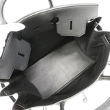 【6ha0042-g】エルメス ハンドバッグ オータクロア40 トゴ ソーブラック シルバー金具 G刻印【中古】メンズ