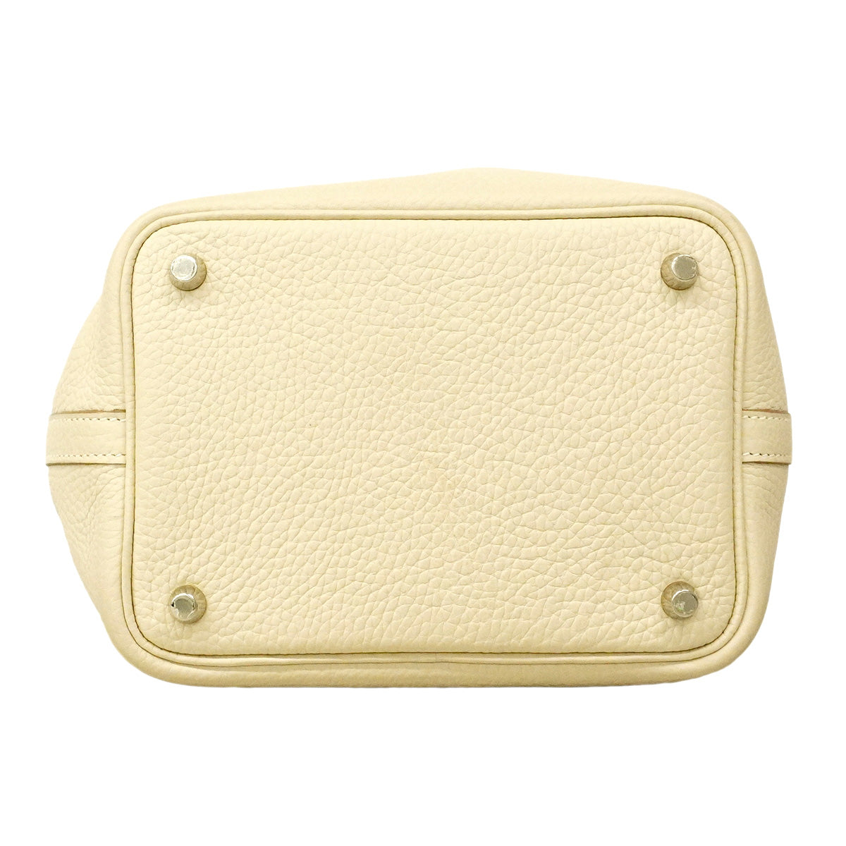 【6ha0047】エルメス ハンドバッグ ピコタンロックPM トリヨンクレマンス クレ シルバー金具 Z刻印【中古】レディース