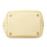 【6ha0047】エルメス ハンドバッグ ピコタンロックPM トリヨンクレマンス クレ シルバー金具 Z刻印【中古】レディース