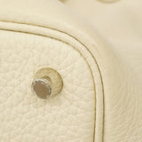 【6ha0047】エルメス ハンドバッグ ピコタンロックPM トリヨンクレマンス クレ シルバー金具 Z刻印【中古】レディース