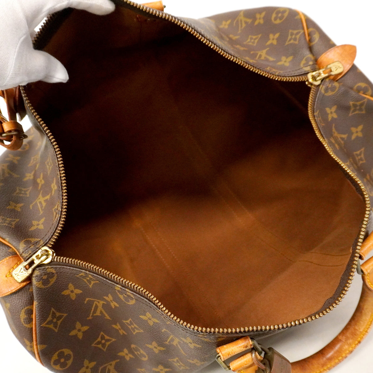 【6ha0055】ルイヴィトン ボストンバッグ モノグラム キーポル50 M41426 ブラウン【中古】メンズ レディース ユニセックス