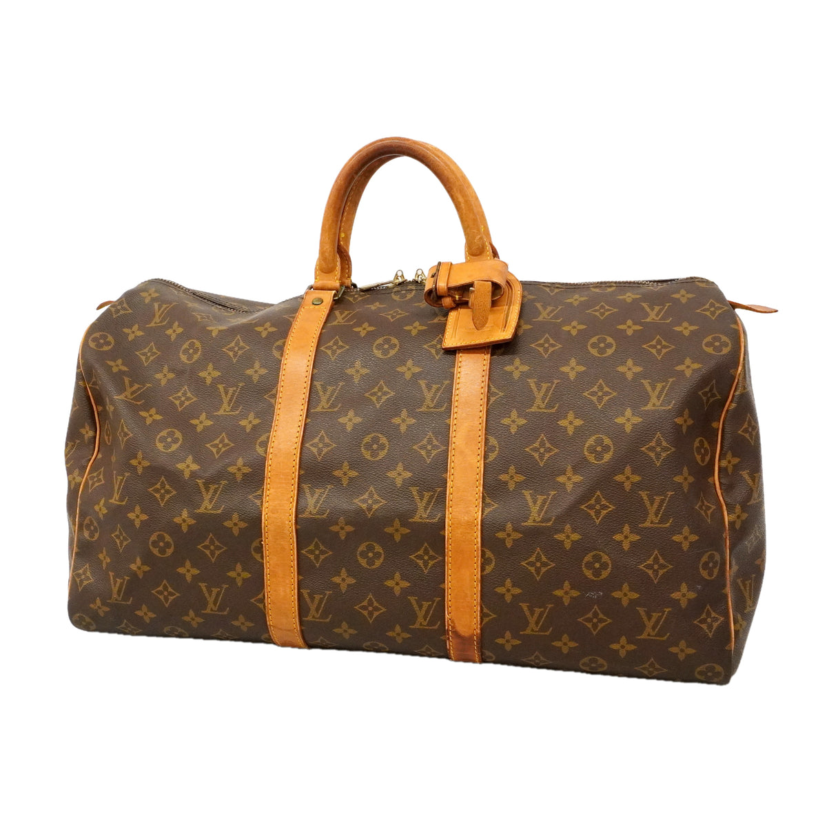 【6ha0055】ルイヴィトン ボストンバッグ モノグラム キーポル50 M41426 ブラウン【中古】メンズ レディース ユニセックス