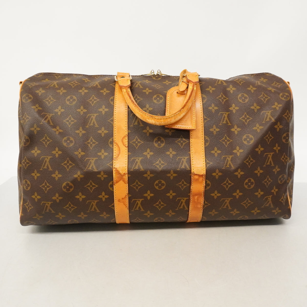【6ha0056】ルイヴィトン ボストンバッグ モノグラム キーポルバンドリエール50 M41416 ブラウン【中古】メンズ レディース ユニセックス