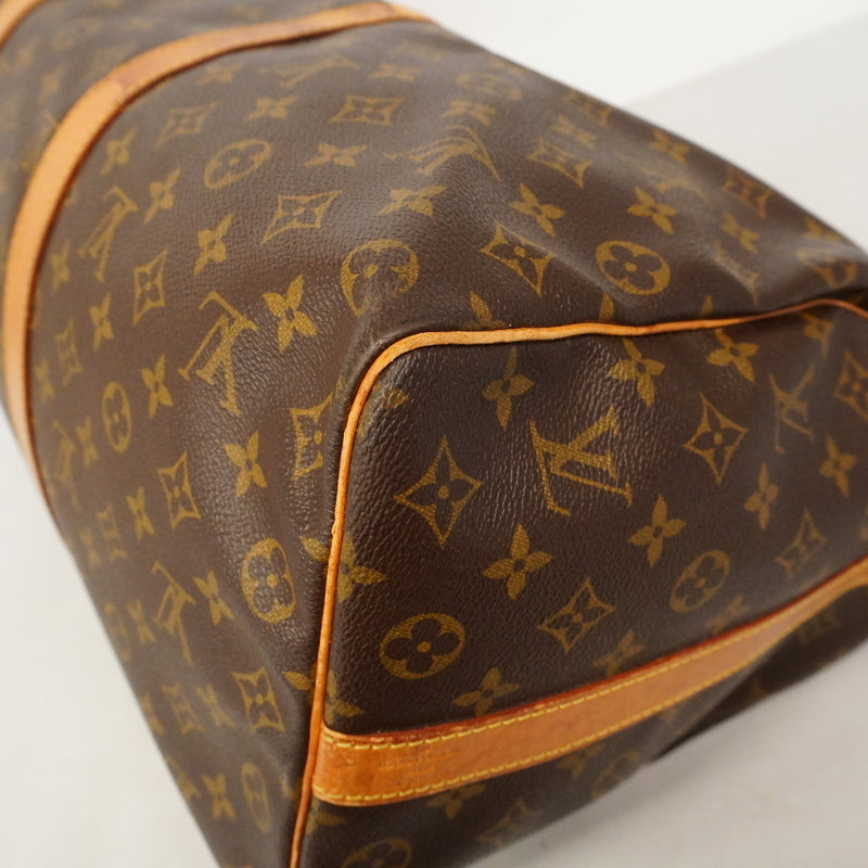 【6ha0056】ルイヴィトン ボストンバッグ モノグラム キーポルバンドリエール50 M41416 ブラウン【中古】メンズ レディース ユニセックス