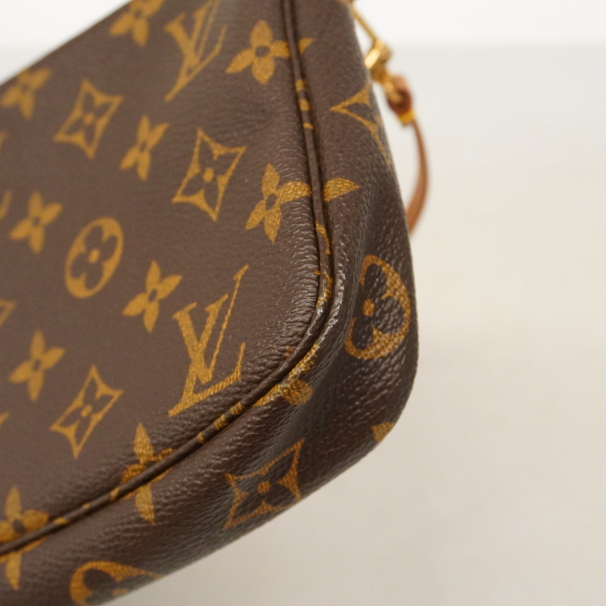 【6ha0064】ルイヴィトン ポーチ モノグラム ポシェットアクセソワール M51980 ブラウン【中古】レディース