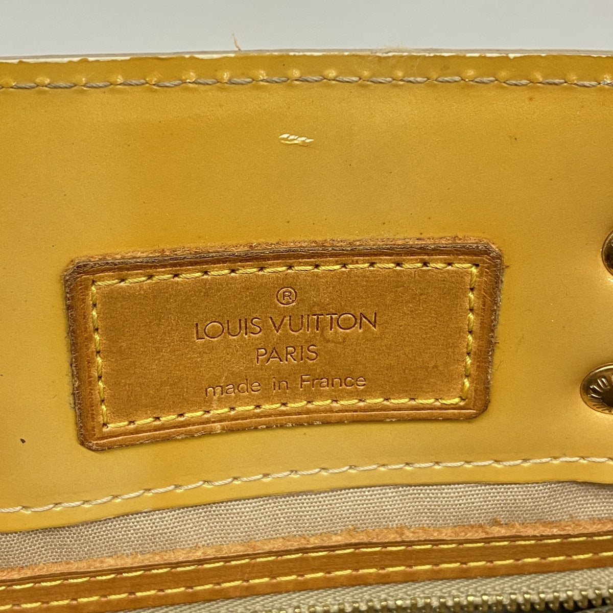 【6ha0071】ルイヴィトン ハンドバッグ ヴェルニ リードPM M91144 ベージュ【中古】レディース