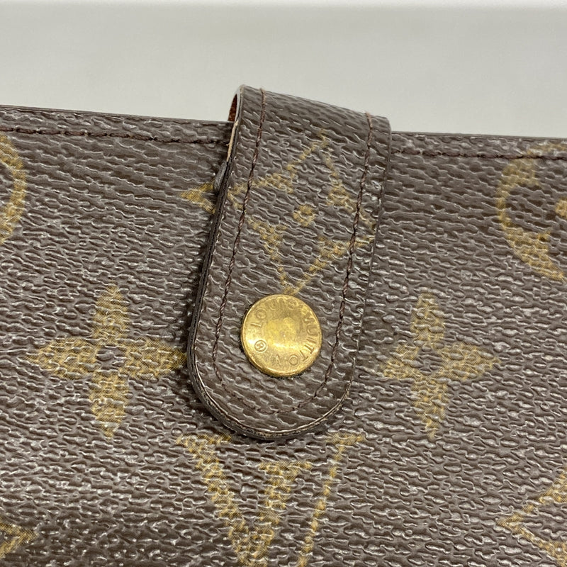 【6ha0073】ルイヴィトン 財布 モノグラム ポルトモネビエヴィエノワ M61663 ブラウン【中古】レディース