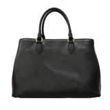【6fa1587-k】プラダ ハンドバッグ レザー ブラック ゴールド金具 2wayバッグ【中古】レディース