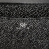 【6hb0083】エルメス ショルダーバッグ コンスタンスミニ ヴォーエプソン ブラック シルバー金具 K刻印【中古】レディース