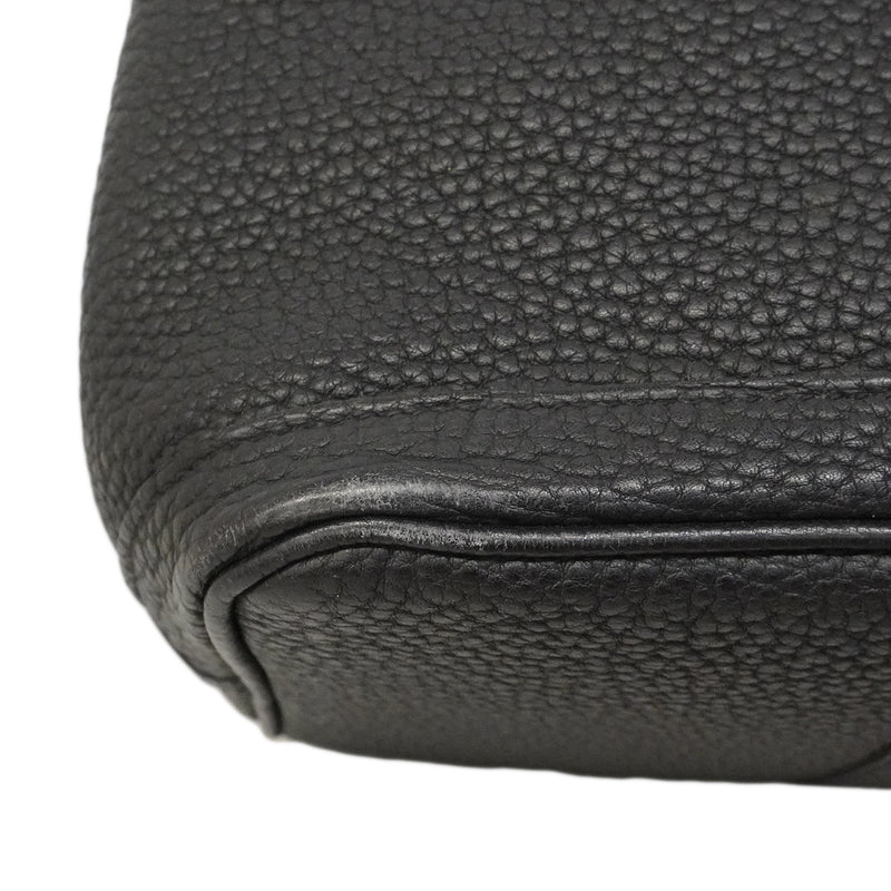 【6hb0084】エルメス トートバッグ ガーデンパーティPM ネゴンダ ブラック シルバー金具 C刻印【中古】レディース