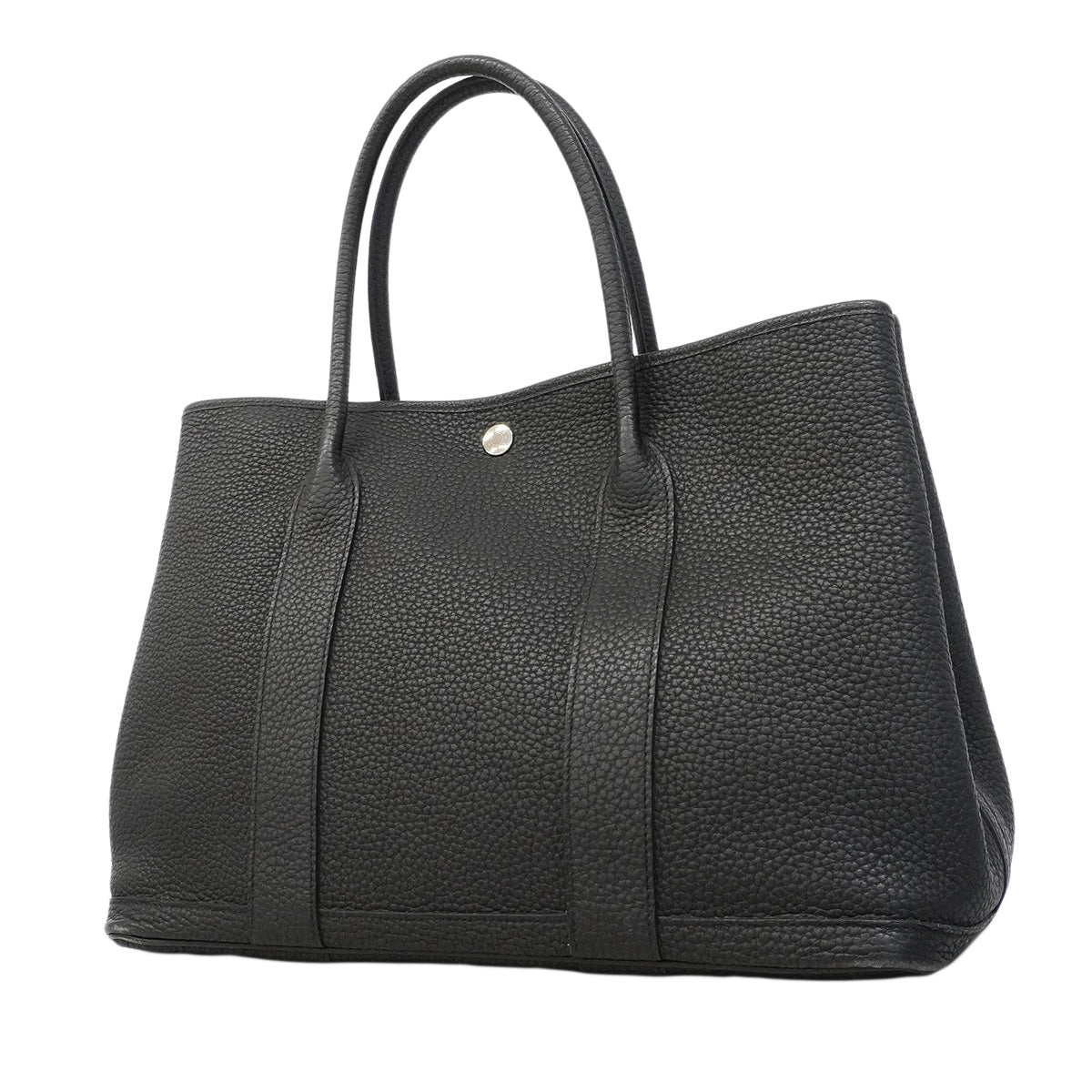 【6hb0084】エルメス トートバッグ ガーデンパーティPM ネゴンダ ブラック シルバー金具 C刻印【中古】レディース