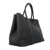 【6hb0084】エルメス トートバッグ ガーデンパーティPM ネゴンダ ブラック シルバー金具 C刻印【中古】レディース
