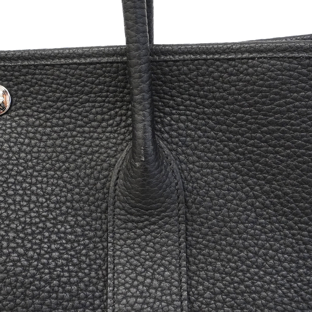 【6hb0084】エルメス トートバッグ ガーデンパーティPM ネゴンダ ブラック シルバー金具 C刻印【中古】レディース