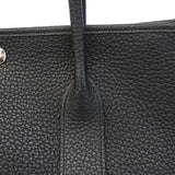 【6hb0084】エルメス トートバッグ ガーデンパーティPM ネゴンダ ブラック シルバー金具 C刻印【中古】レディース
