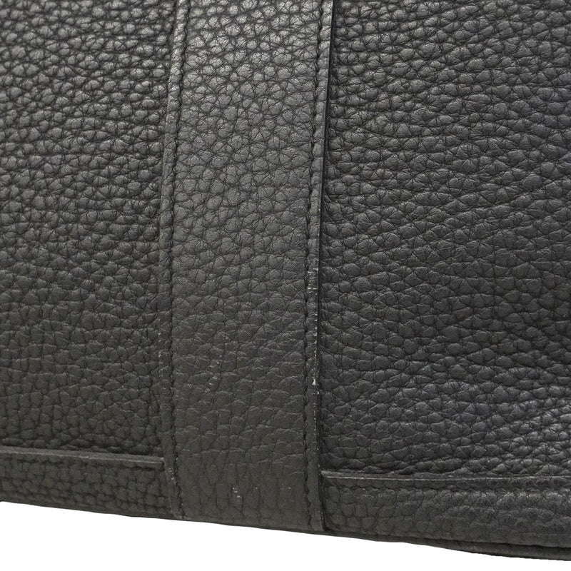 【6hb0084】エルメス トートバッグ ガーデンパーティPM ネゴンダ ブラック シルバー金具 C刻印【中古】レディース