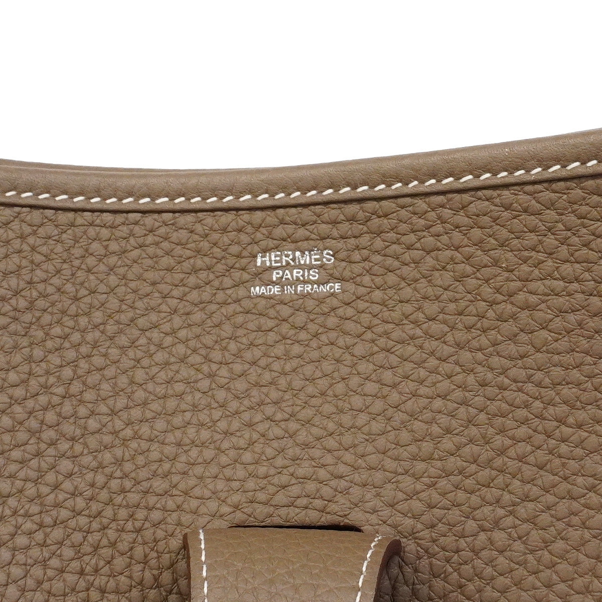 【6hb0087】エルメス ショルダーバッグ エヴリン3TGM トリヨンクレマンス エトゥープ シルバー金具 Y刻印【中古】レディース