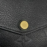 【6hb0090】ルイヴィトン 長財布 モノグラム・アンプラント ポルトフォイユサラ M82257 ノワール【中古】レディース