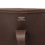 【6hb0094】エルメス ショルダーバッグ エヴリン2PM ヴォーエプソン ハバナ シルバー金具 □K刻印【中古】レディース