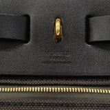 【6hb0095】エルメス ハンドバッグ エールバッグジップポケットPM トワルミリタリー ブラック ブラウン ゴールド金具 G刻印 2wayバッグ【中古】レディース