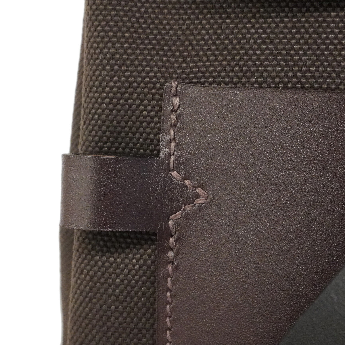 【6hb0095】エルメス ハンドバッグ エールバッグジップポケットPM トワルミリタリー ブラック ブラウン ゴールド金具 G刻印 2wayバッグ【中古】レディース