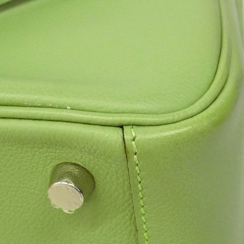 【6hb0096】エルメス ハンドバッグ リンディ26 スイフト ヴェールクリケット シルバー金具 Y刻印 2wayバッグ【中古】レディース