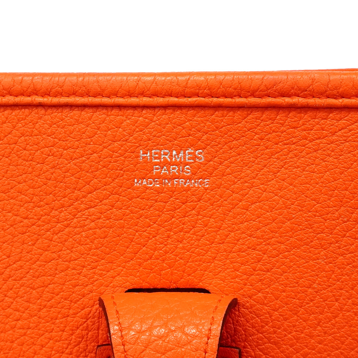 【6hb0097】エルメス ショルダーバッグ エヴリン3PM トリヨンクレマンス カプシーヌ シルバー金具 T刻印【中古】レディース