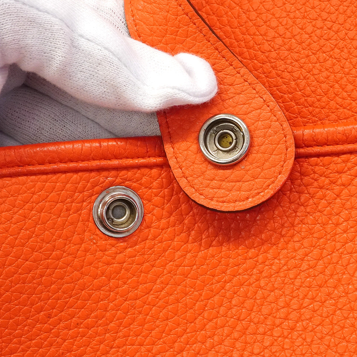 【6hb0097】エルメス ショルダーバッグ エヴリン3PM トリヨンクレマンス カプシーヌ シルバー金具 T刻印【中古】レディース