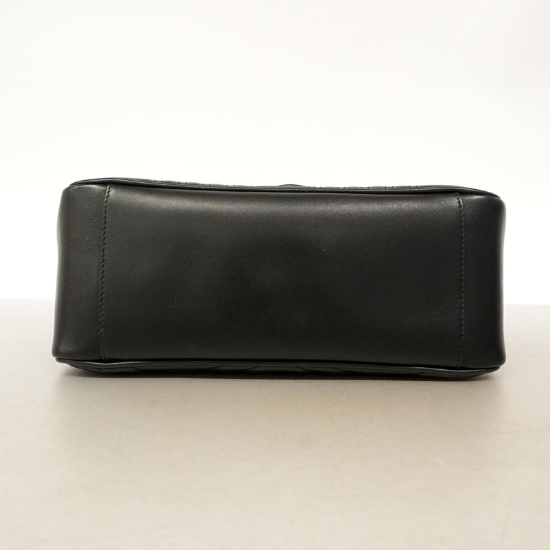 【6hb0098-k】グッチ ハンドバッグ GGマーモント 498110 レザー ブラック ゴールド金具 2wayバッグ【中古】レディース
