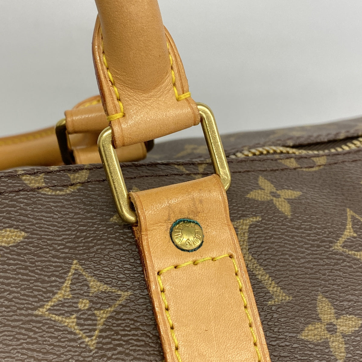 【6hb0107】ルイヴィトン ボストンバッグ モノグラム キーポルバンドリエール55 M41414 ブラウン【中古】メンズ レディース ユニセックス