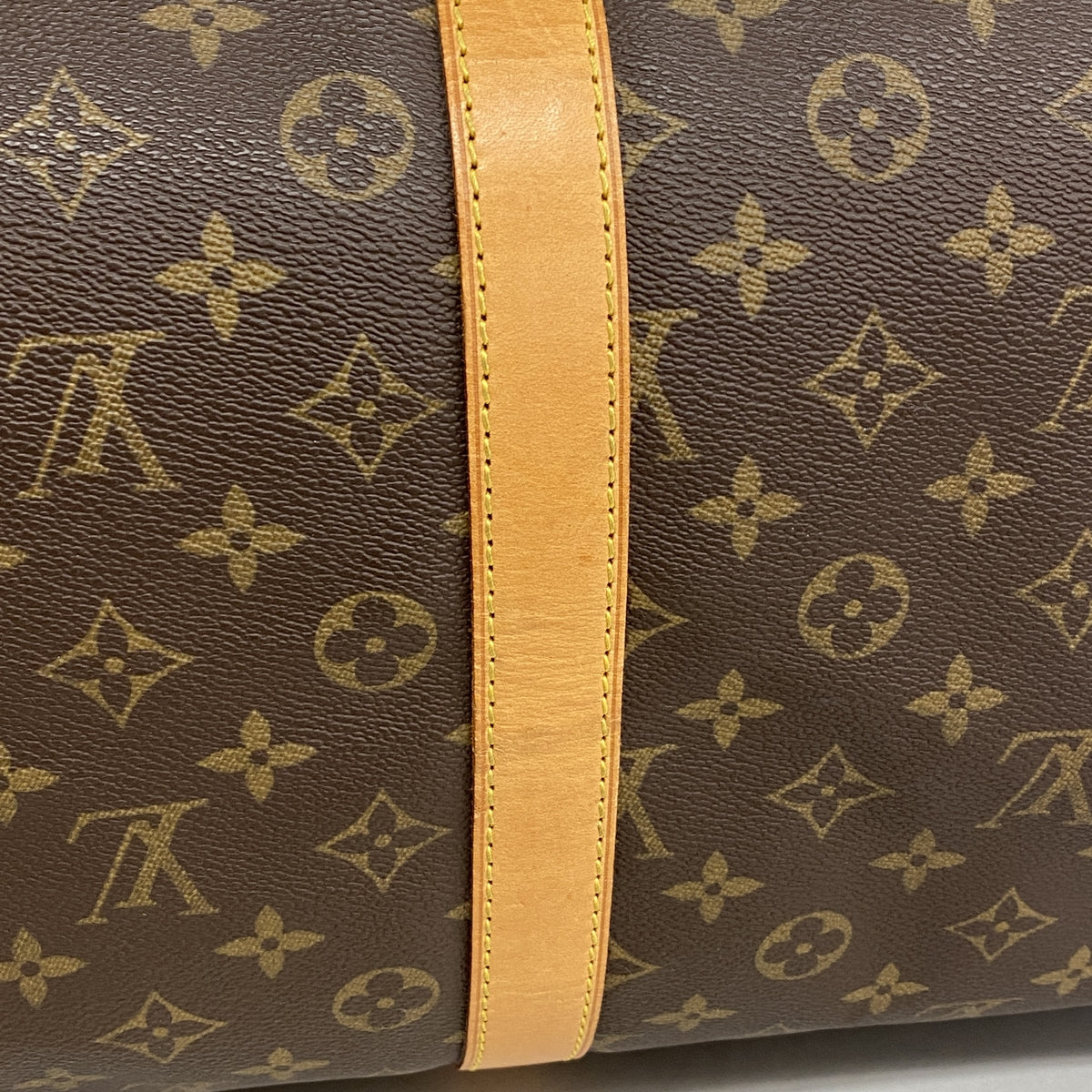 【6hb0107】ルイヴィトン ボストンバッグ モノグラム キーポルバンドリエール55 M41414 ブラウン【中古】メンズ レディース ユニセックス