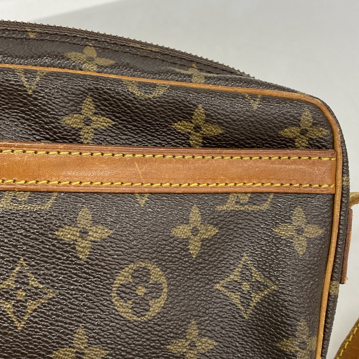 【6hb0109】ルイヴィトン ショルダーバッグ モノグラム ジュヌフィーユPM M51227 ブラウン【中古】レディース